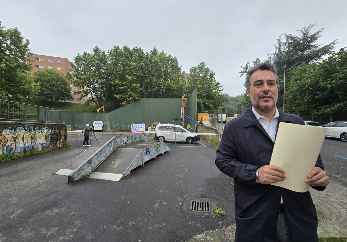 Barakaldo inicia la obra para reformar y cubrir el frontón de La Siebe