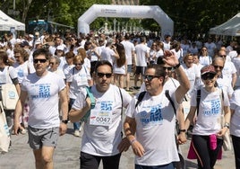 La marcha para dar visibilidad a la diabetes, en imágenes