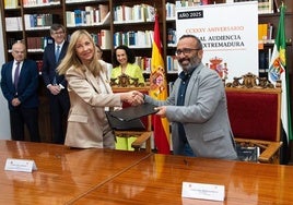 La Diputación de Cáceres y el CGPJ firman un convenio de colaboración en materia de formación