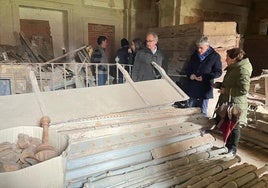 Visita a la sacristia del Monasterio.