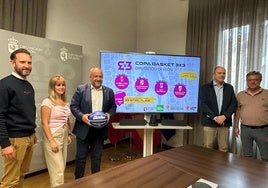 Presentación de la Copa Basket 3x3.