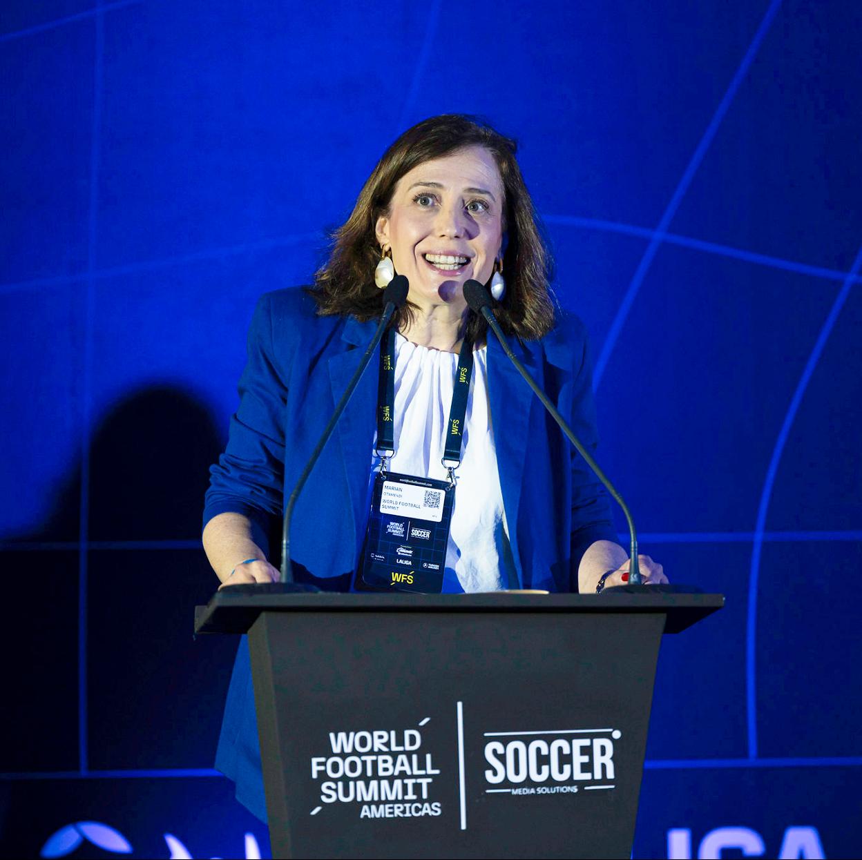 Marian Otamendi, la mujer que dirige el debate del fútbol actual: «El fútbol español está muy masculinizado; las mujeres estamos infrarrepresentadas»