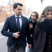Alberto González Amador entra en los juzgados de Madrid.