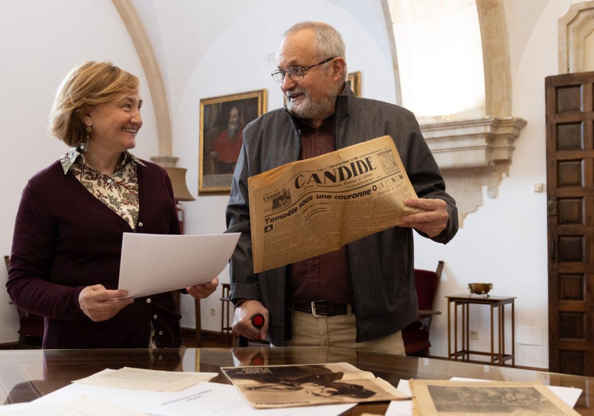 Carlos Sá Mayoral, descubridor de la misiva.