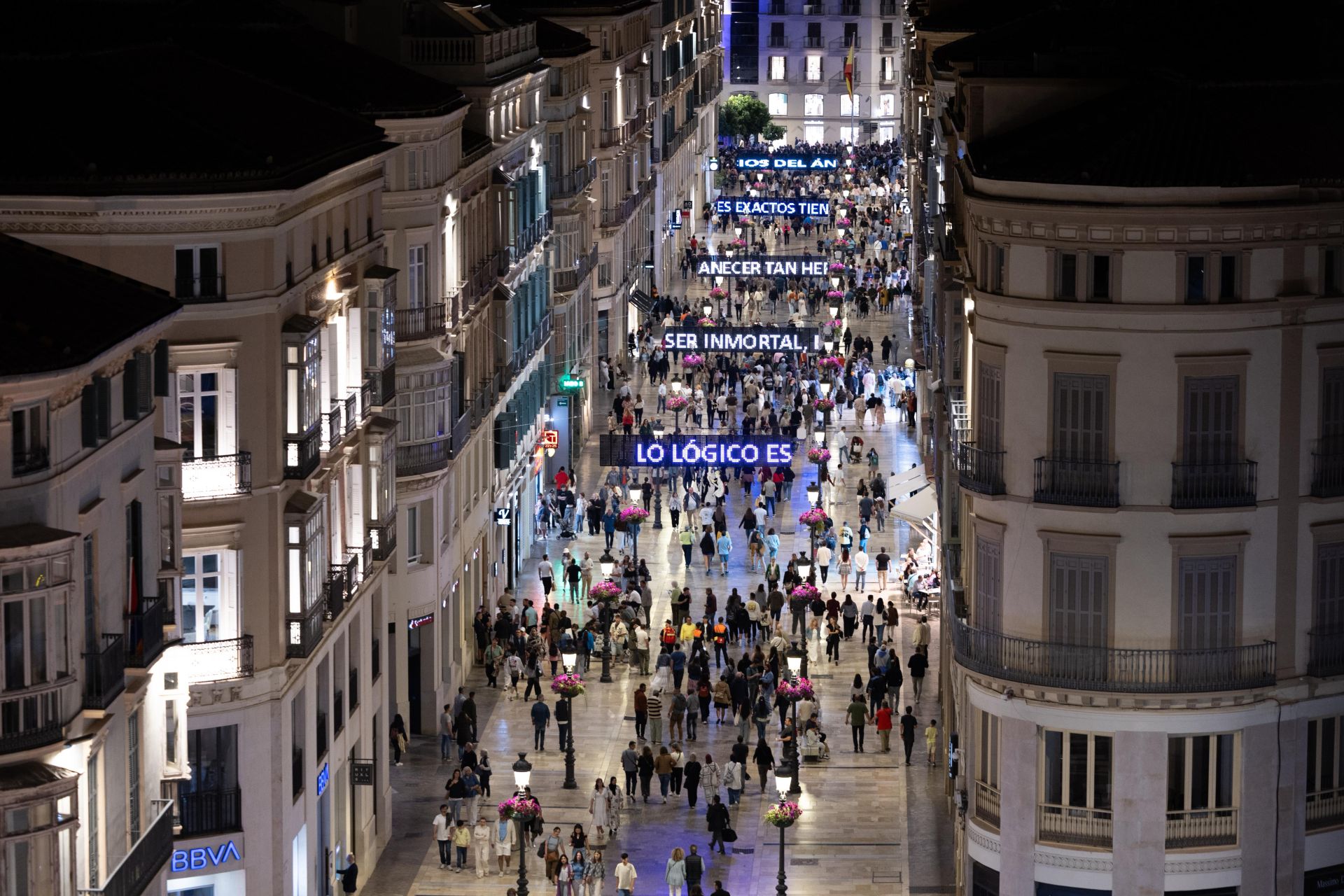 Malaga&#039;s Noche en Blanco 2025, in photos