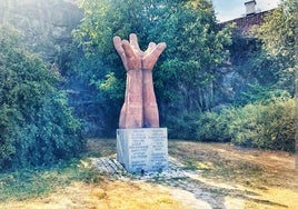 The monument in Stockholm.